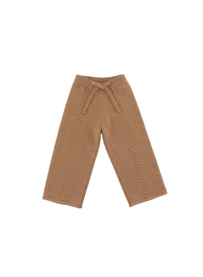 Donsje Amsterdam - Sulien merino wool trousers – Hazelnut