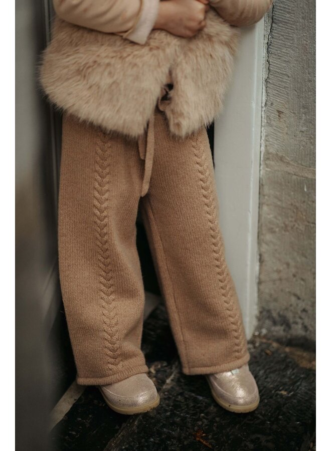 Donsje Amsterdam - Sulien merino wool trousers – Hazelnut