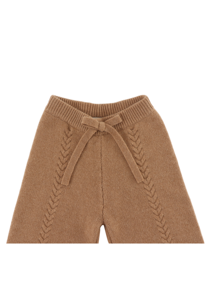 Donsje Amsterdam - Sulien merino wool trousers – Hazelnut