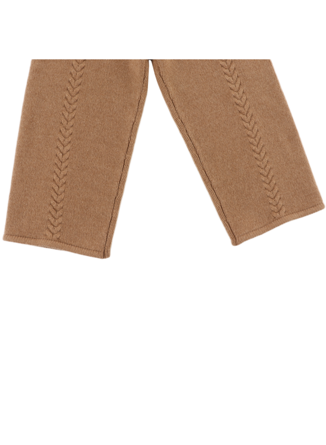 Donsje Amsterdam - Sulien merino wool trousers – Hazelnut