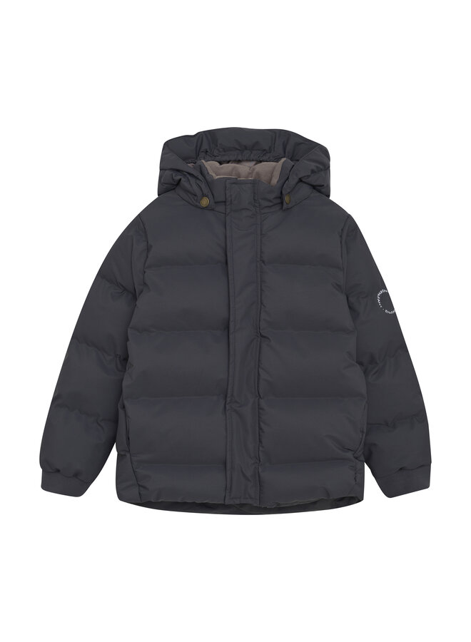 Jacket quilt solid - Ebony