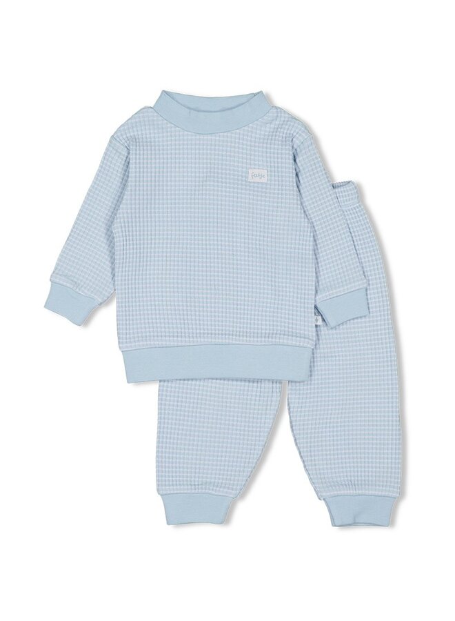 Feetje - Pyjama wafel - Babyblue