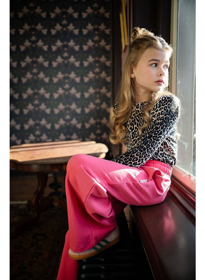 Petit Blush - Puff longsleeve - Leopard