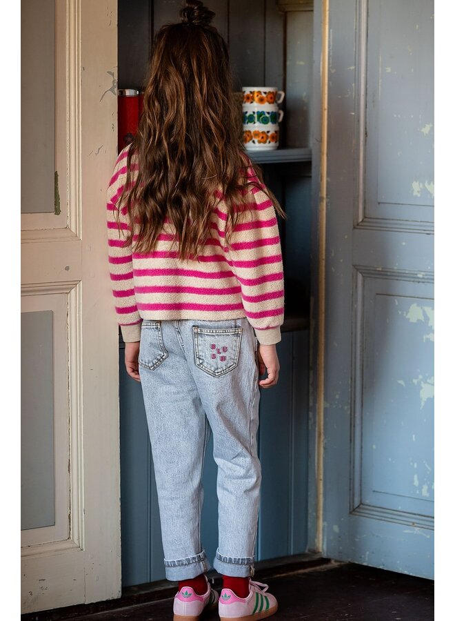 Petit Blush - Baggy fit jeans - Washed light grey