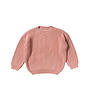 Your Wishes - Knit chunky scallop sweater - Rose dawn