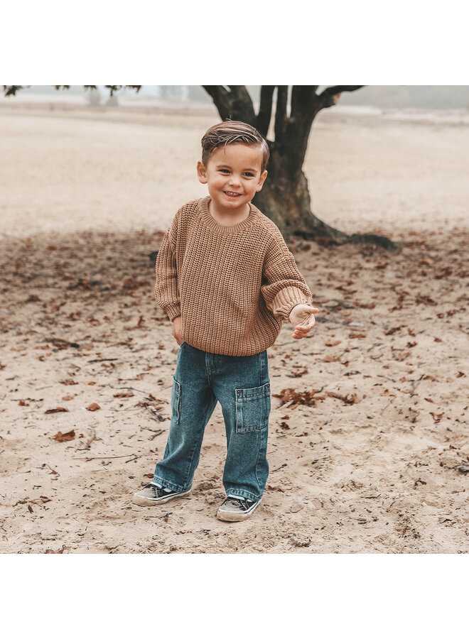 Your Wishes - Knit chunky sweater - Chipmunk