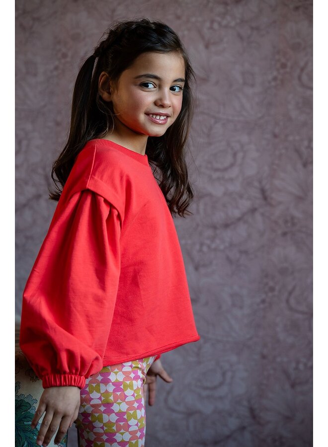 Petit Blush - Carly sweater - Cayenne