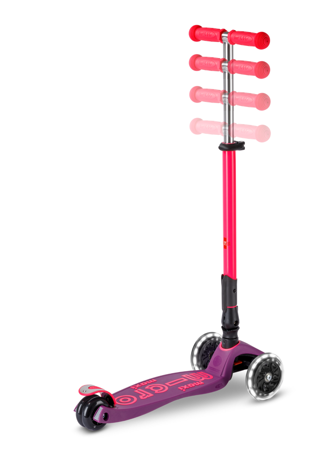 Micro step - Maxi Micro inklapbaar LED – Paars/Roze neon