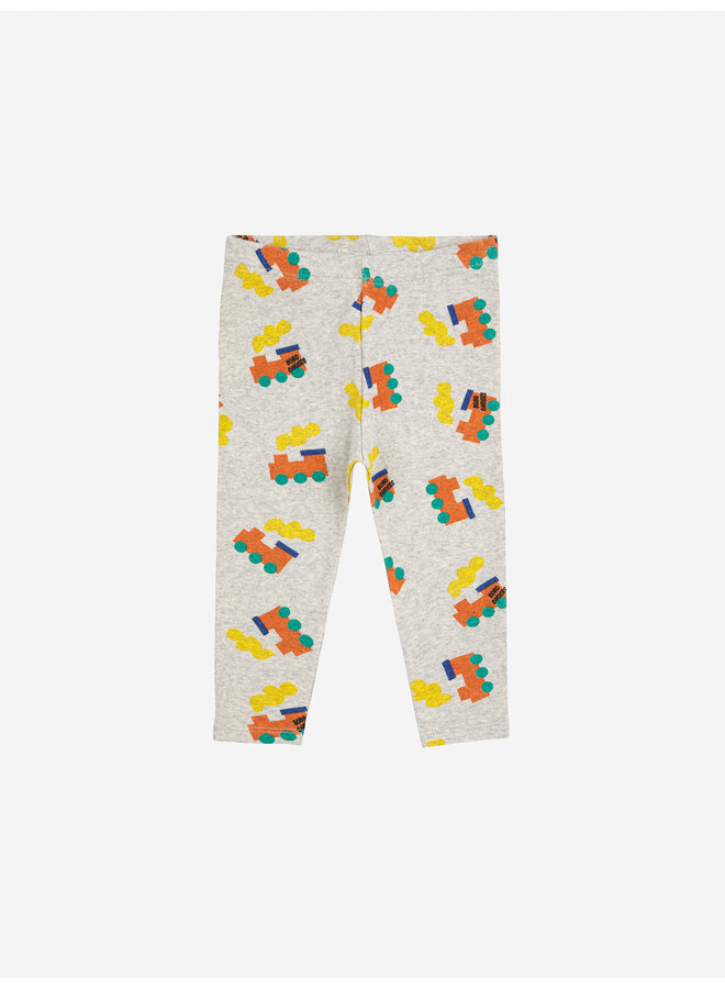 Bobo Choo Choo all over leggings - Light heather grey