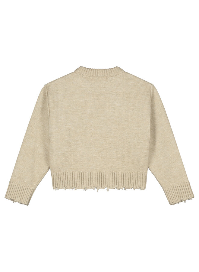 Charlie Petite - Joan sweater - Beige melange