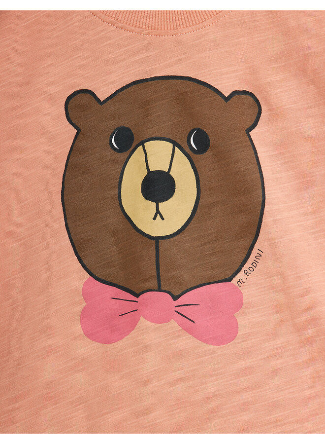 Mini Rodini - Bear sp ss tee - Pink