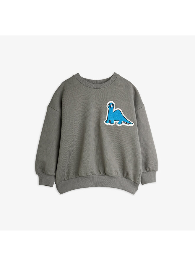 Dino patch sweater - Grey