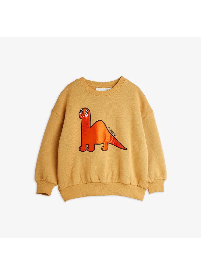 Dino application red sweatshirt - Beige