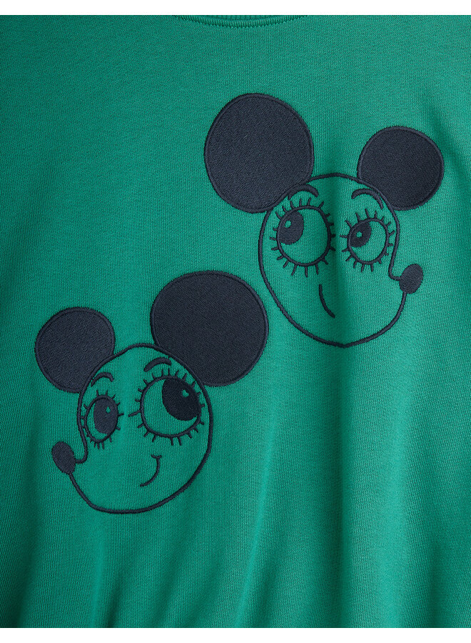 Mini Rodini - Ritzratz emb sweatshirt - Green