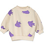 Lötiekids - Baby sweatshirt flowing birds - Cream
