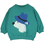 Lötiekids - Baby sweatshirt chill dog - Green