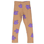 Lötiekids - Rib leggings flowing birds - Toasted