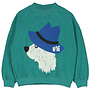 Lötiekids - Teddy sweatshirt chill dog - Green