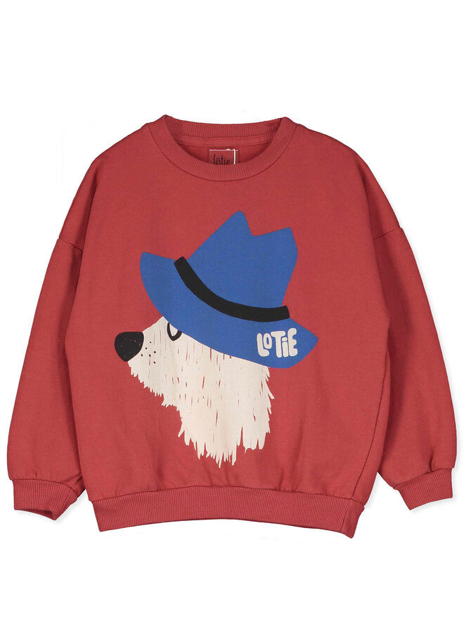 Lötiekids - Sweatshirt chill dog - Tile