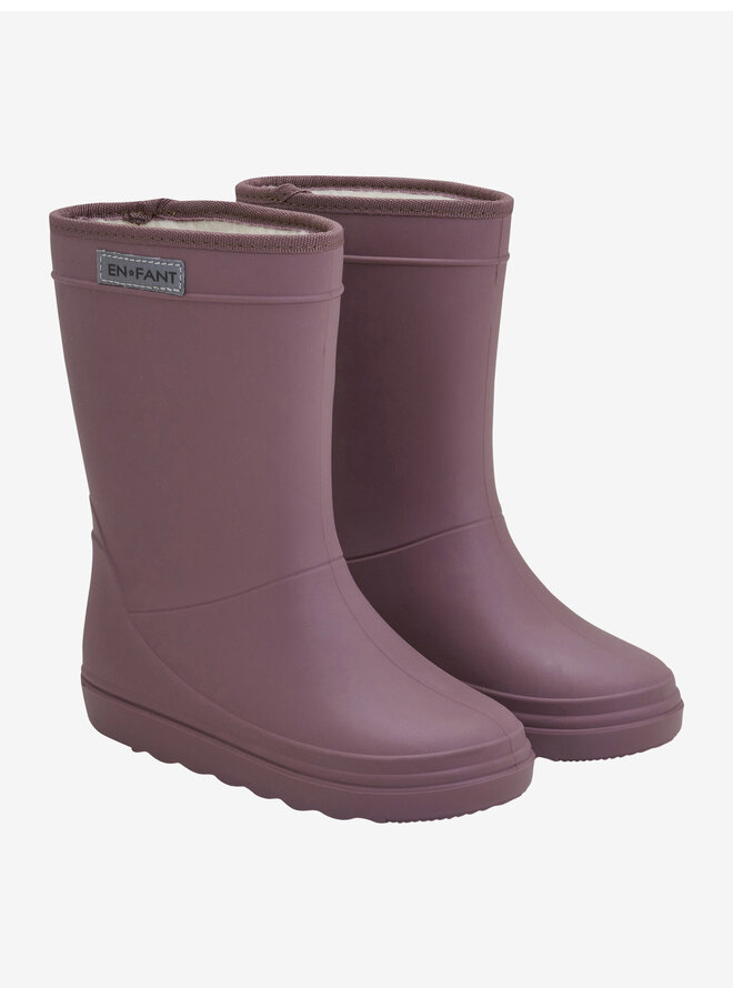 Thermo boots solid - Rose taupe