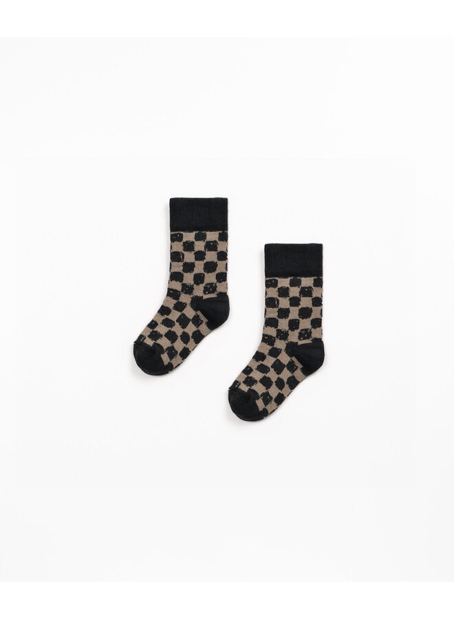 KIDS – Jacquard socks – Grafite
