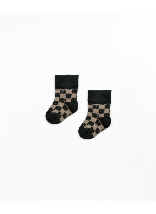 Play Up - MINI – Jacquard socks - Grafite