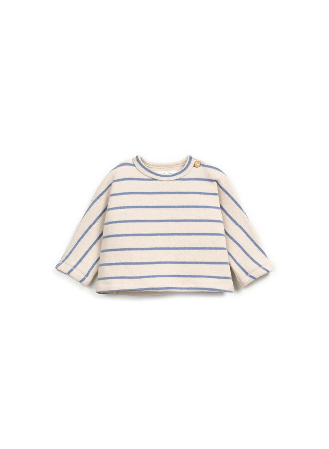 Play Up - BABY – Striped jersey sweater – Watercolor