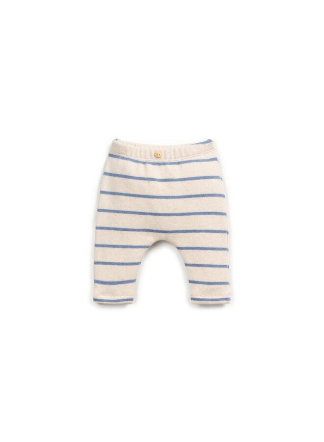 BABY – Striped jersey leggings – Watercolor