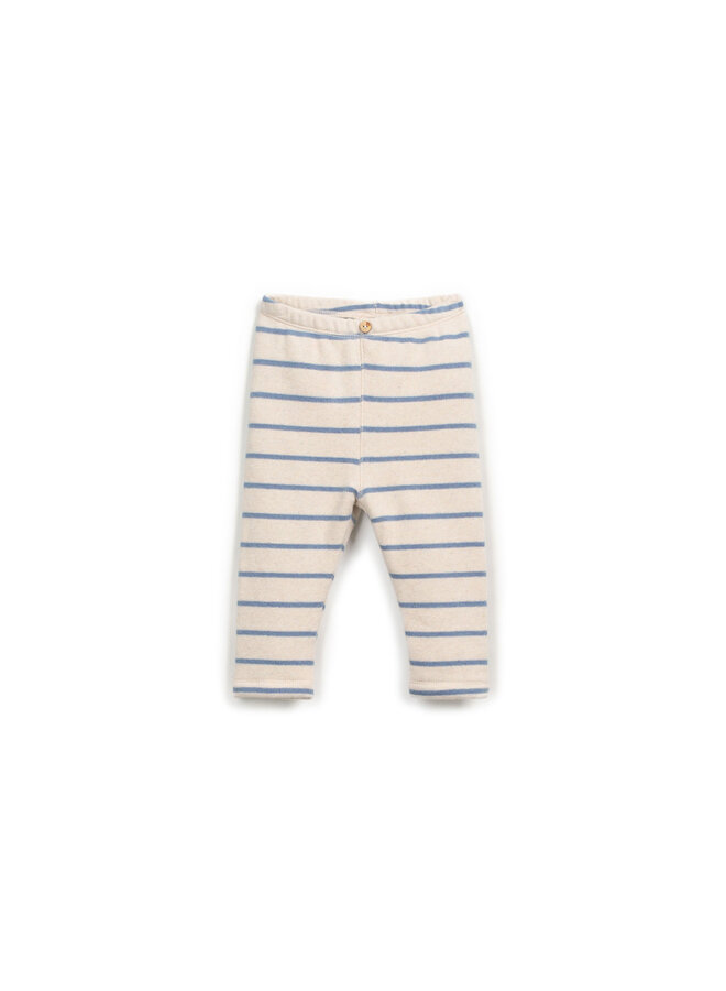 MINI – Striped jersey leggings – Watercolor