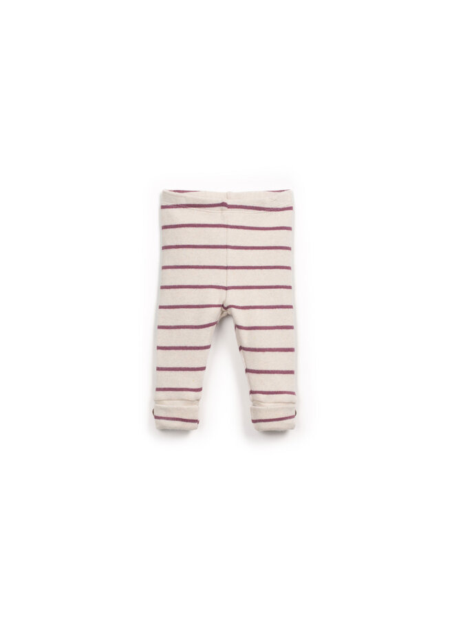 MINI – Striped jersey leggings – Amora