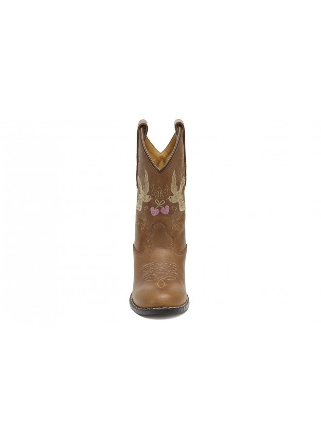 Bootstock x Copenhagen Colors - Limited cowboy boots - Cognac dove