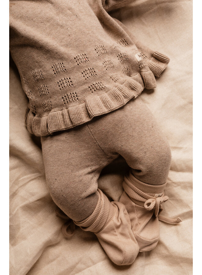 Baje Studio - Sous legging knitwear - Sand desert multicolor