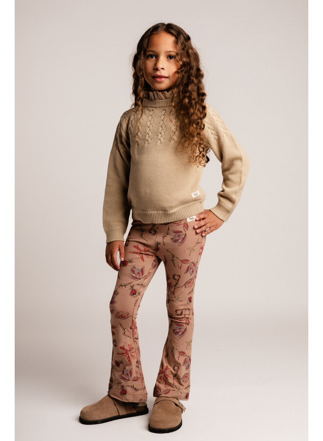 Baje Studio - Preda flare - Peach almond AOP