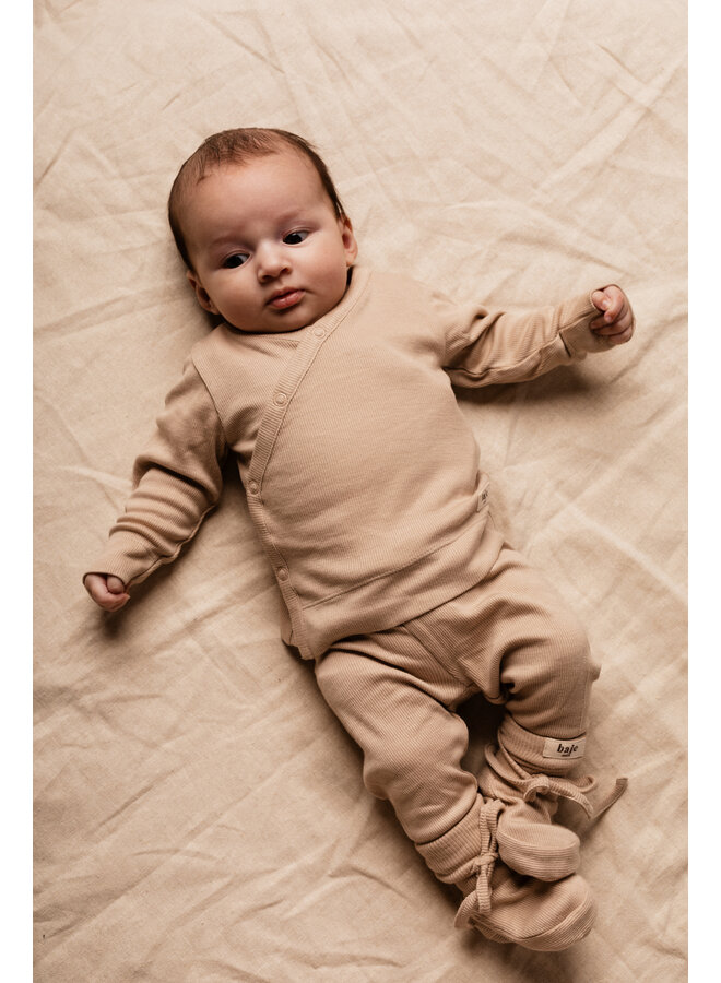 Baje Studio - Cresuz wrap top - Sand desert