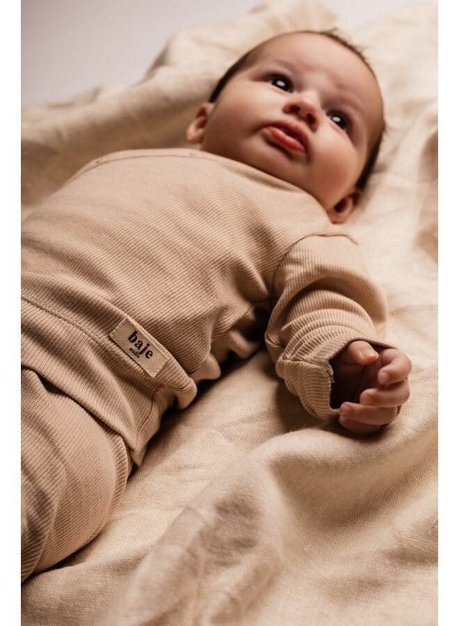 Baje Studio - Cresuz wrap top - Sand desert