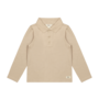 Baje Studio - Broc longsleeve polo - Sand desert