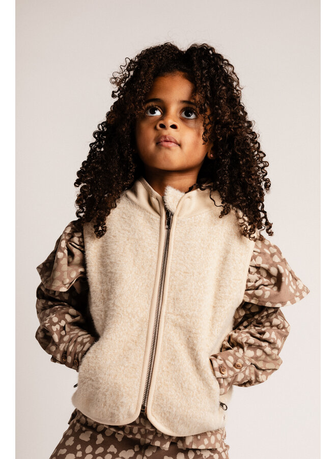 Baje Studio - Mathod teddy gilet - Sand desert