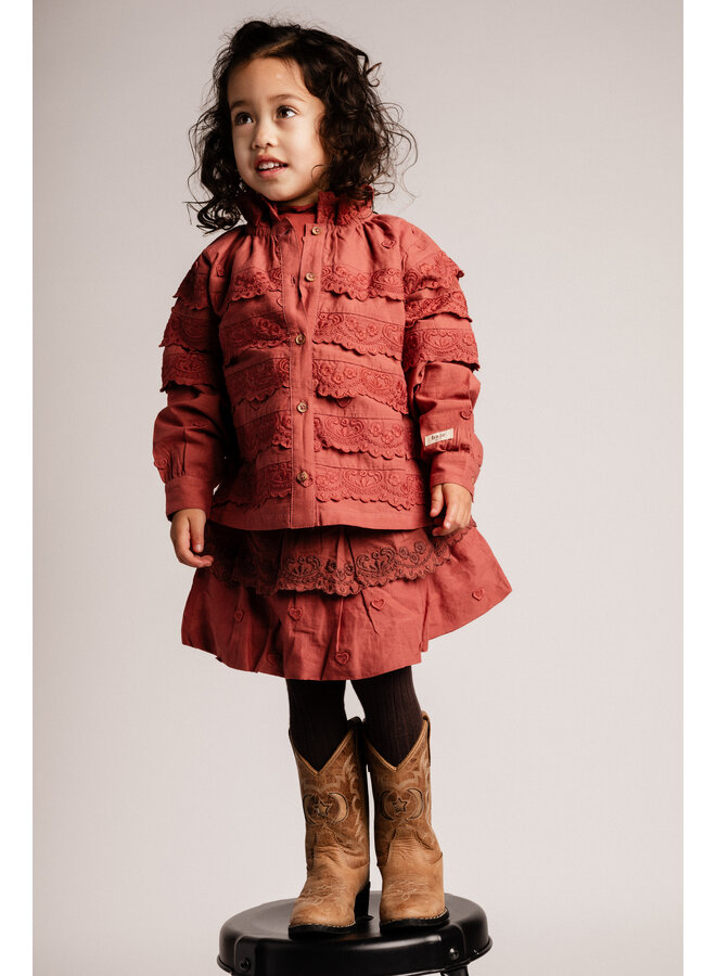 Baje Studio - Luen blouse - Red maroon