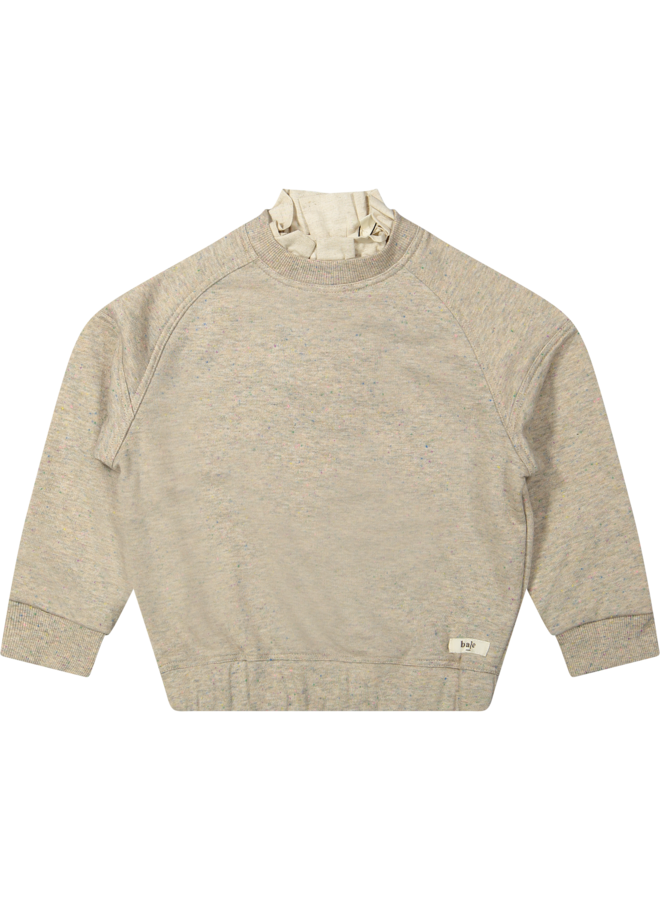 Baje Studio - Noville sweater - Sand melange multicolor