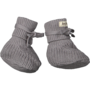 Baje Studio - Stans knitted booties - Grey steel