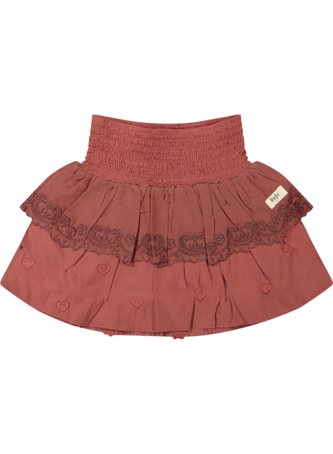 Baje Studio - Paige skirt - Red maroon