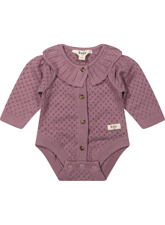 Chardonne knitted bodysuit - Sand desert