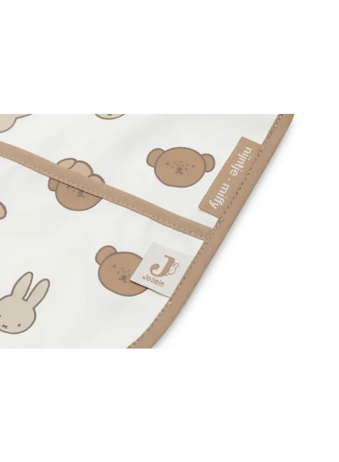 Jollein - Slab waterproof met mouw – Miffy and friends