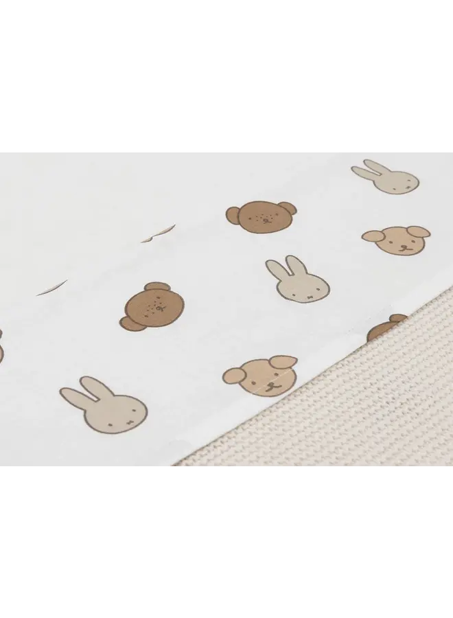 Jollein - Laken ledikant 120x150cm – Miffy and friends