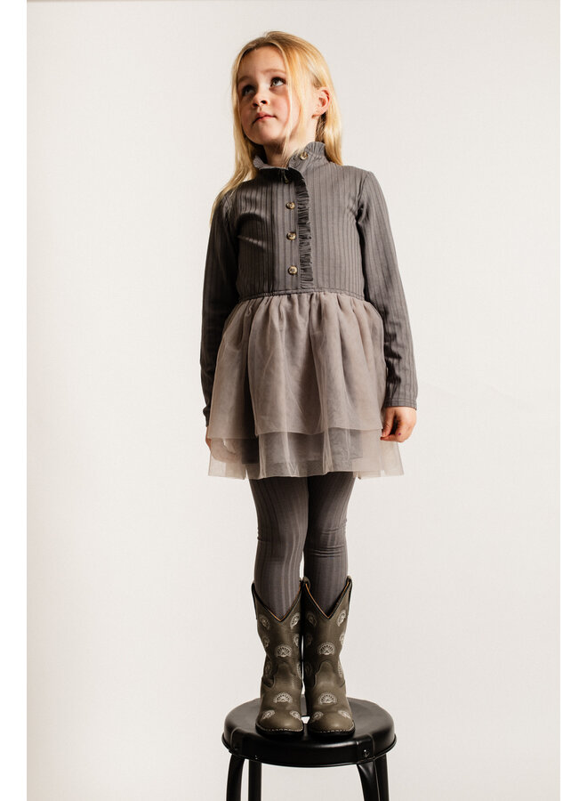 Baje Studio - Marly dress - Grey steel