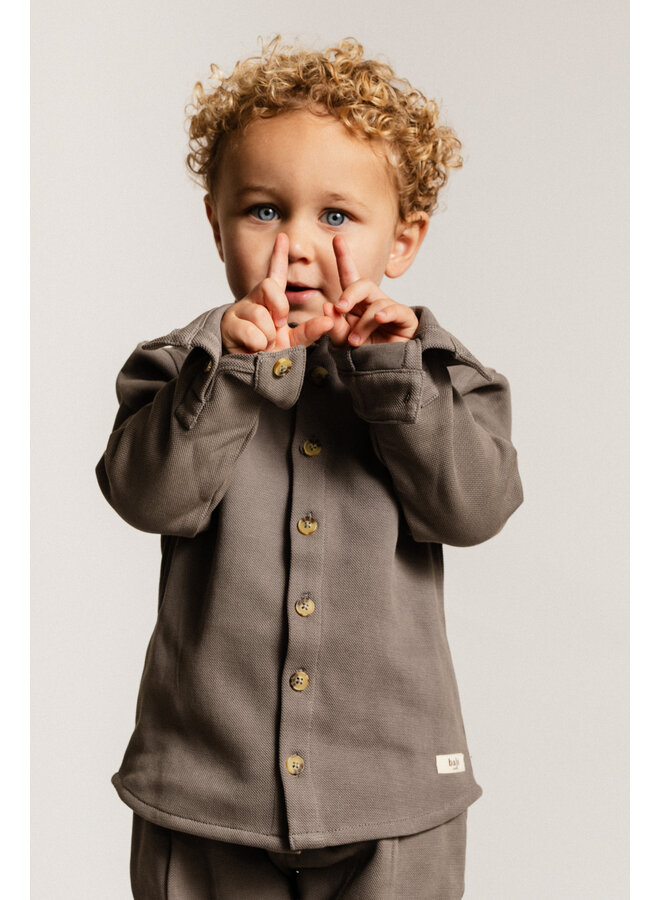 Baje Studio - Wisley blouse - Grey steel dark