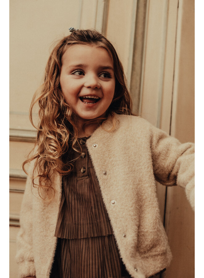 Baje Studio - Sainte teddy cardigan - Sand desert