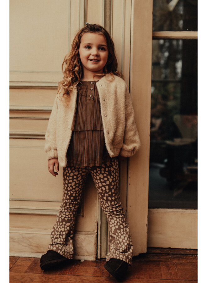 Baje Studio - Sainte teddy cardigan - Sand desert