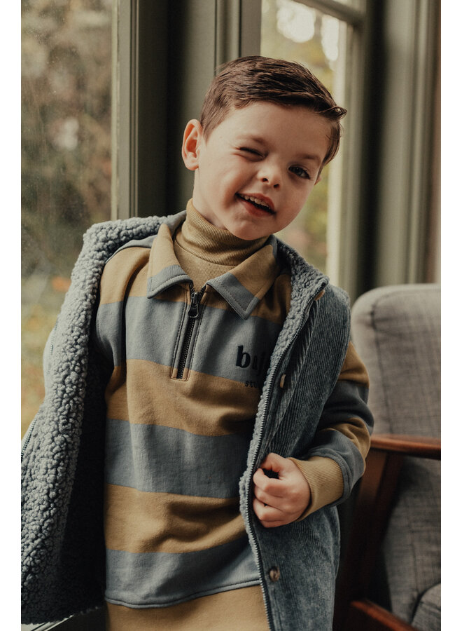 Baje Studio - Eli gilet - Grey melange multicolor