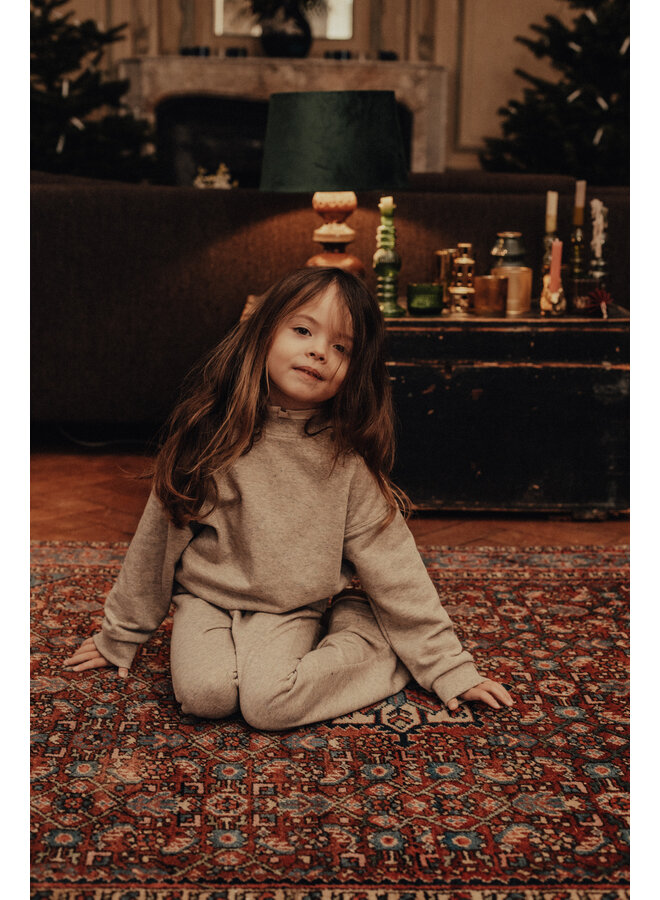 Baje Studio - Noville sweater - Sand melange multicolor